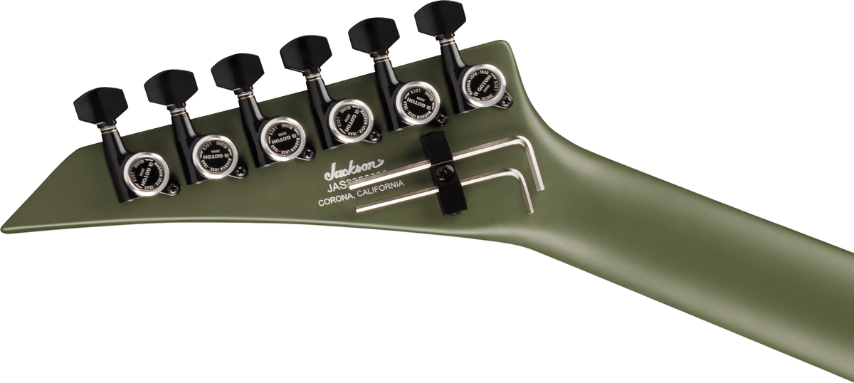 Jackson American Series Soloist™ SL2MG. Ebony Fingerboard. Matte Army Drab