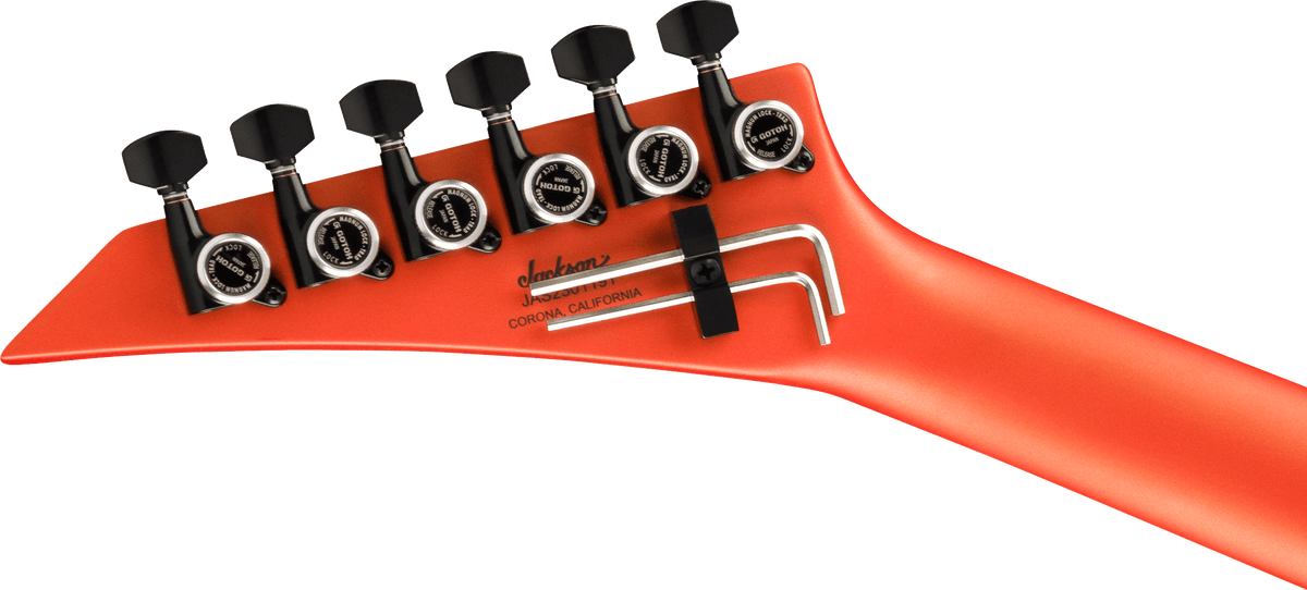 Jackson American Series Soloist™ SL2MG. Ebony Fingerboard. Satin Lambo Orange