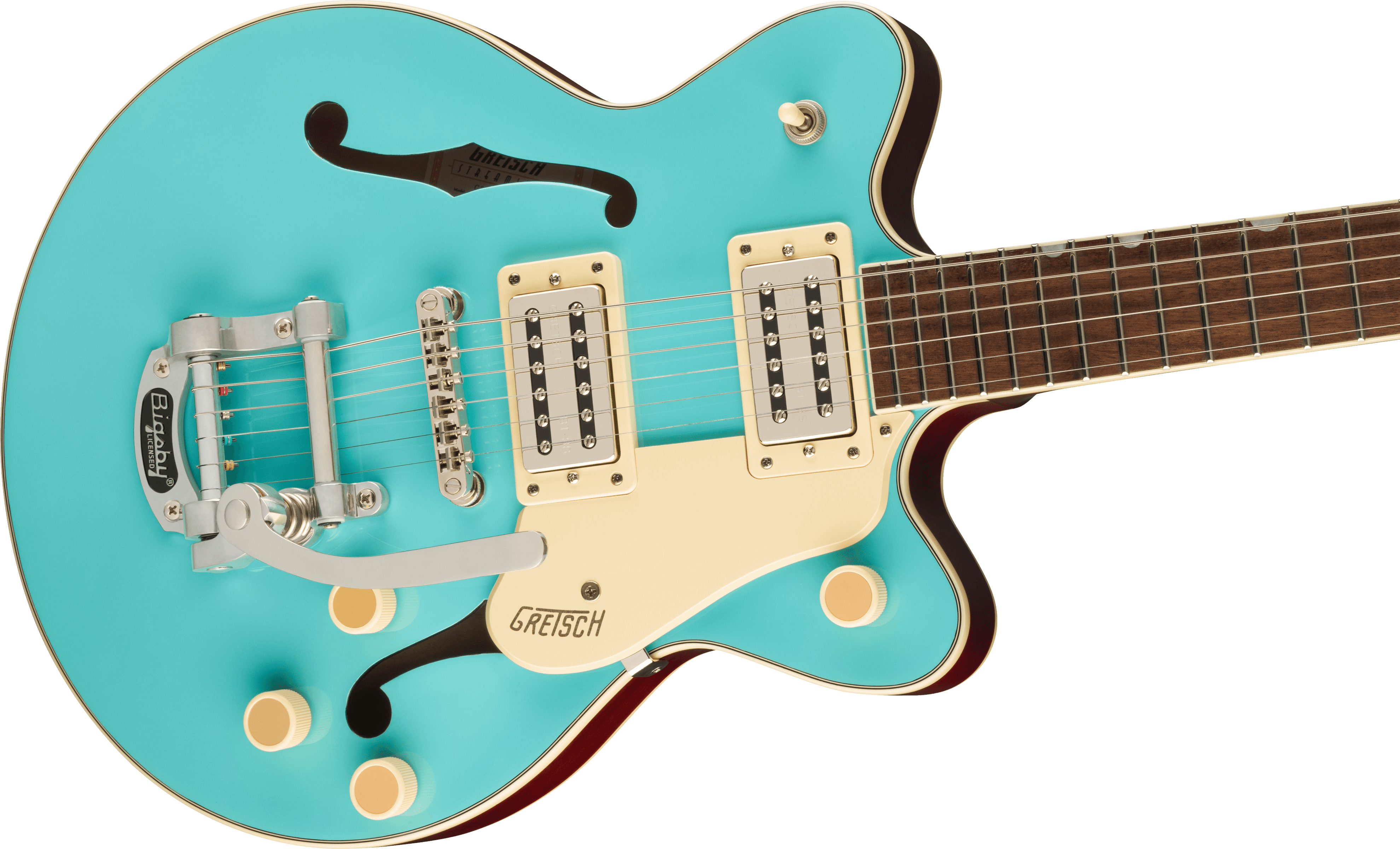 Gretsch G2655T Streamliner™ Center Block Jr. Double-Cut with Bigsby®, Laurel Fingerboard, Tropico