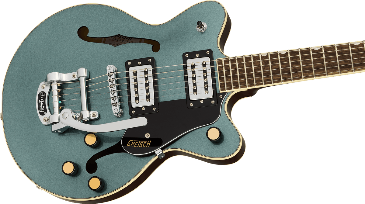Gretsch G2655T Streamliner™ Center Block Jr. Double-Cut with Bigsby®, Laurel Fingerboard, Gunmetal