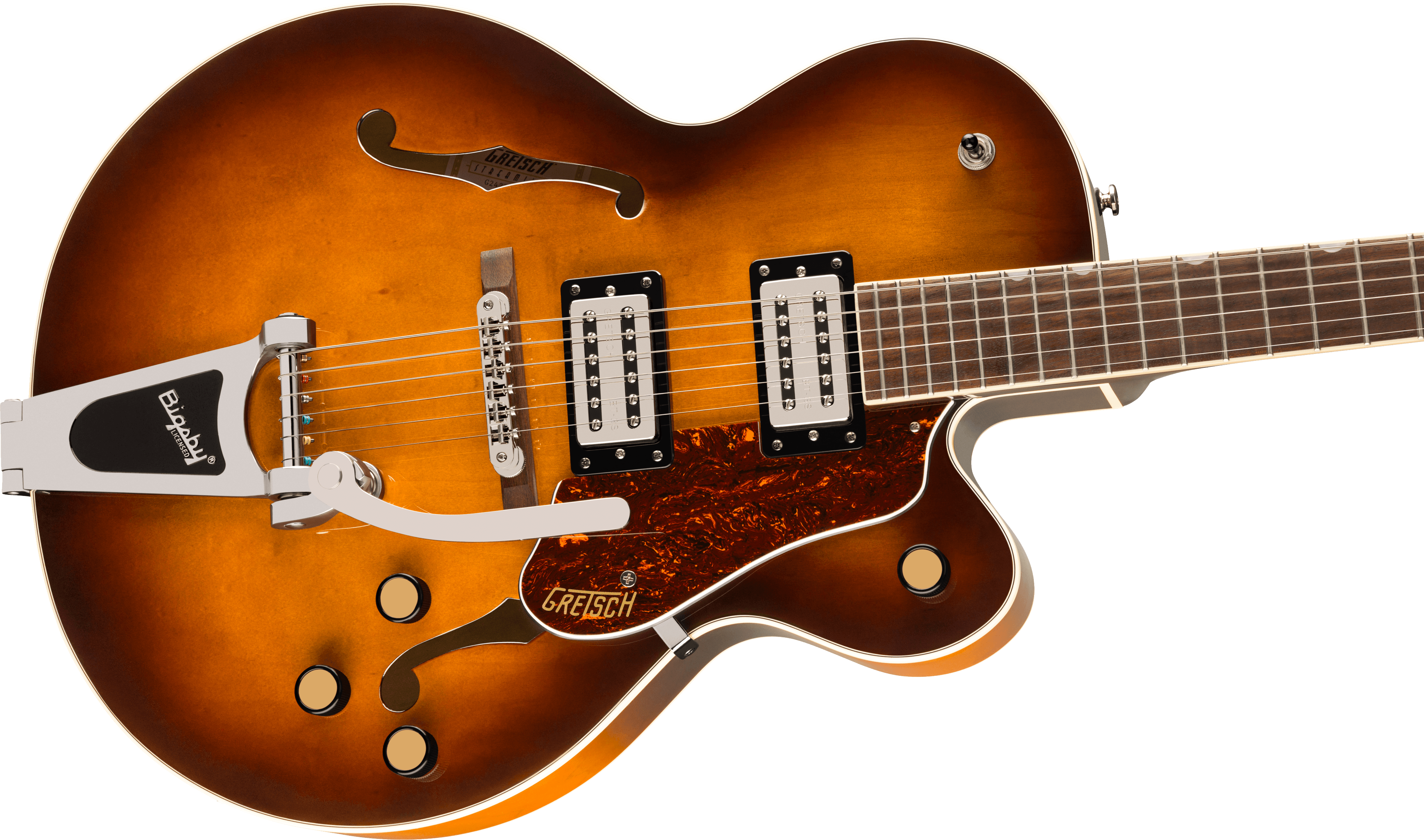 Gretsch G2420T Streamliner™ Hollow Body with Bigsby®, Laurel Fingerboard, Broad'Tron™ BT-3S Pickups, Robusto Burst