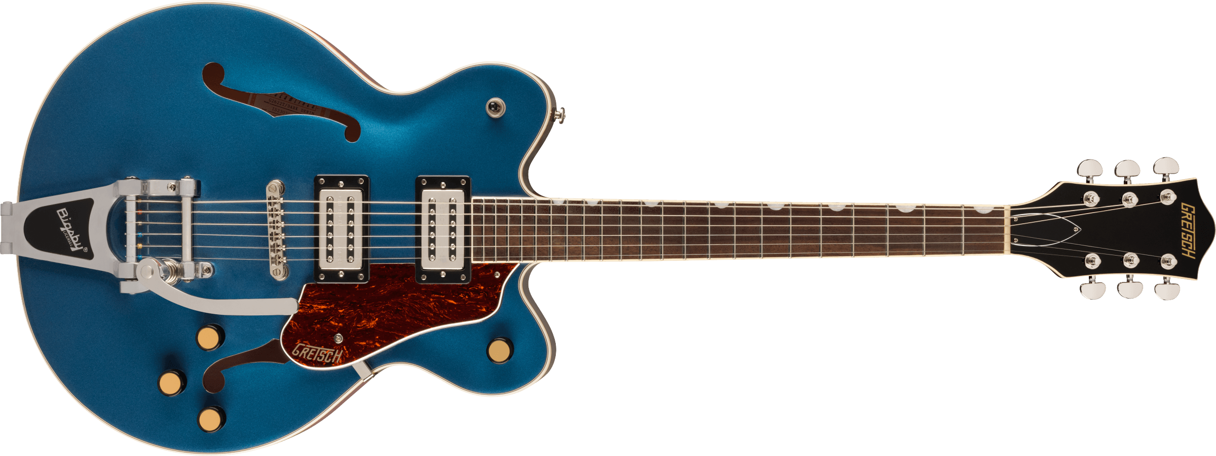 Gretsch G2622T Streamliner™ Center Block Double-Cut with Bigsby®, Laurel Fingerboard, Broad’Tron™ BT-3S Pickups, Dark Denim