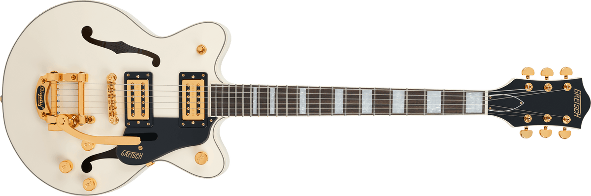 Gretsch G2655TG Streamliner™ Center Block Jr. Double-Cut with Bigsby® LTD, Laurel Fingerboard, Vintage White