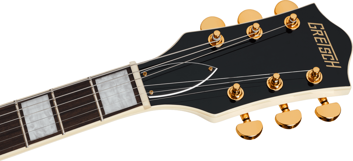 Gretsch G2655TG Streamliner™ Center Block Jr. Double-Cut with Bigsby® LTD, Laurel Fingerboard, Vintage White