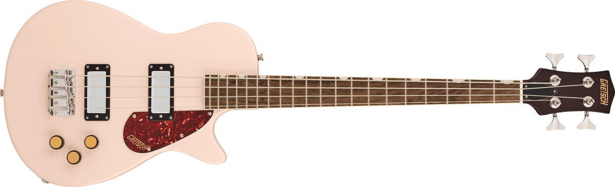 Gretsch Streamliner™ Jet™ Club Bass Single-Cut, Laurel Fingerboard, Shell Pink