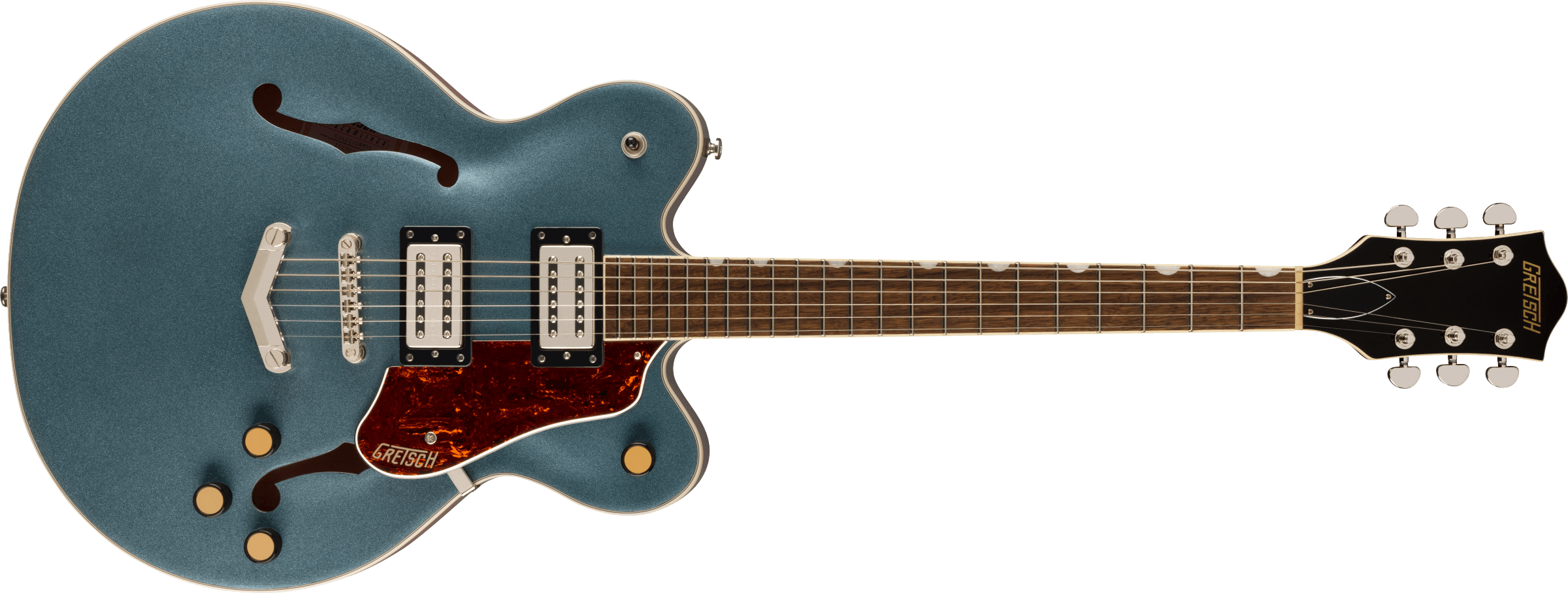 Gretsch G2622 Streamliner™ Center Block Double-Cut with V-Stoptail, Laurel Fingerboard, Broad’Tron™ BT-3S Pickups, Gunmetal