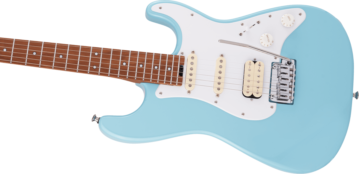 Jackson MJ Series Signature Misha Mansoor So-Cal 2PT, Caramelized Maple Fingerboard, Daphne Blue