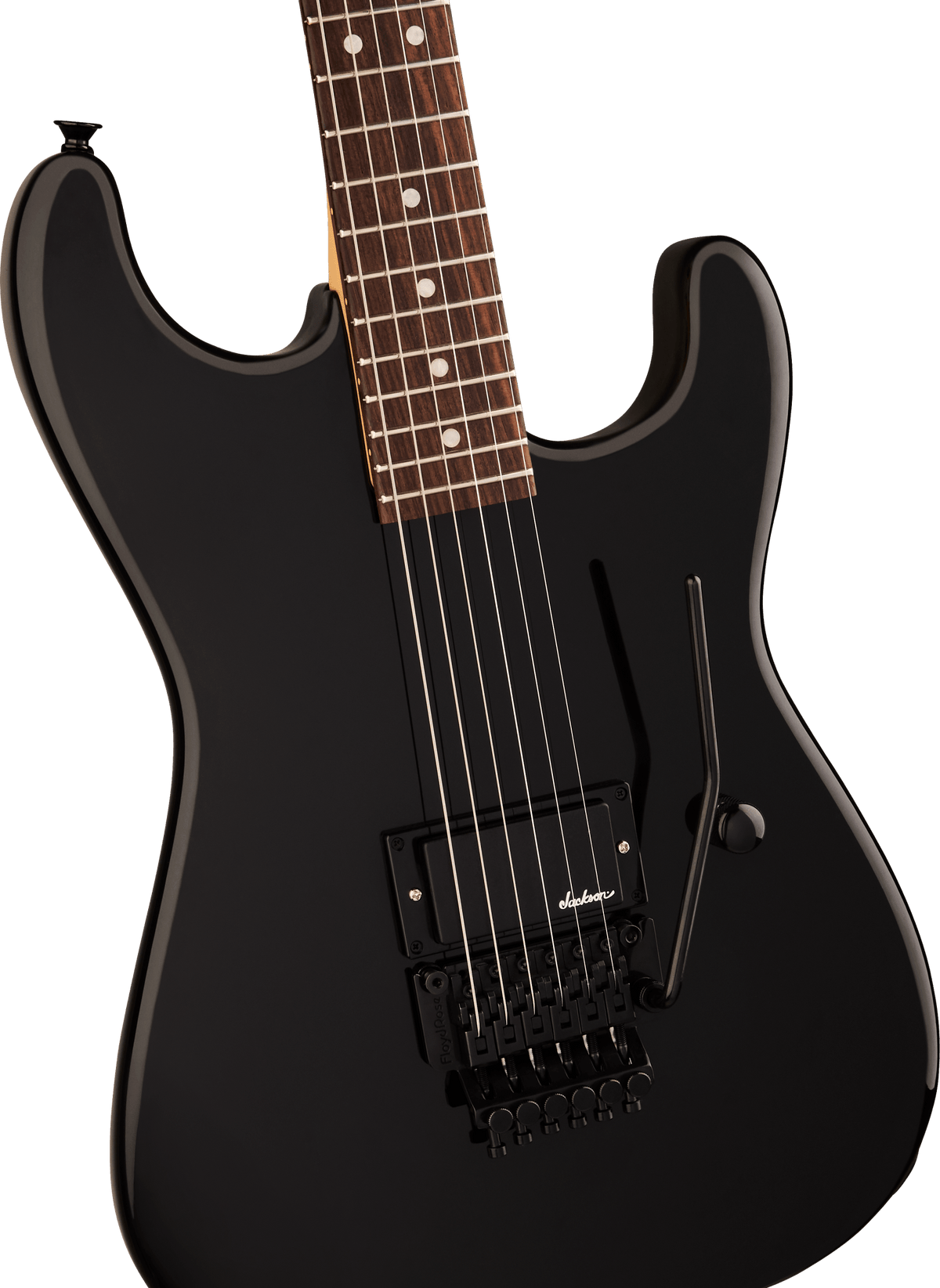 Jackson Pro Origins 1985 San Dimas SD1A H FR, Rosewood Fingerboard, Gloss Black