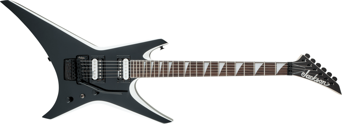 Jackson - JS Series Warrior™ JS32- Amaranth Fingerboard- Black with White Bevels