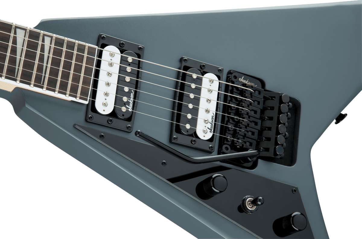 Jackson JS Series Rhoads JS32 LH, Amaranth Fingerboard, Satin Gray