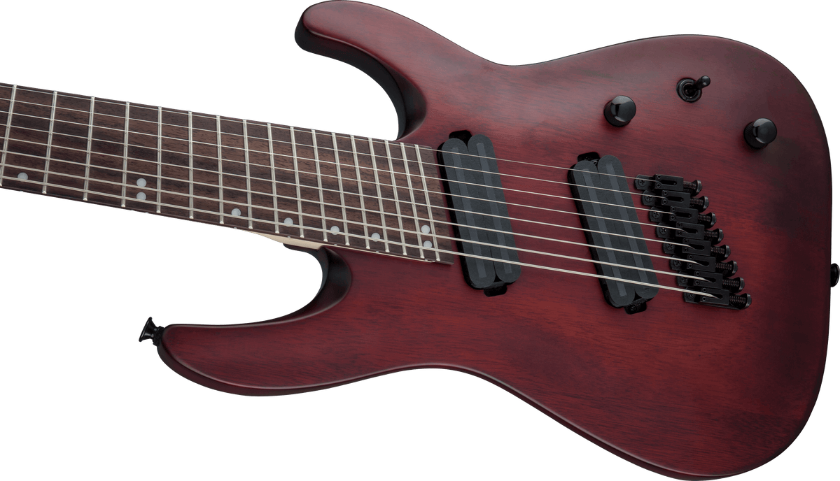 Jackson X Series Dinky® Arch Top DKAF8 MS, Laurel Fingerboard, Multi-Scale, Stained Mahogany