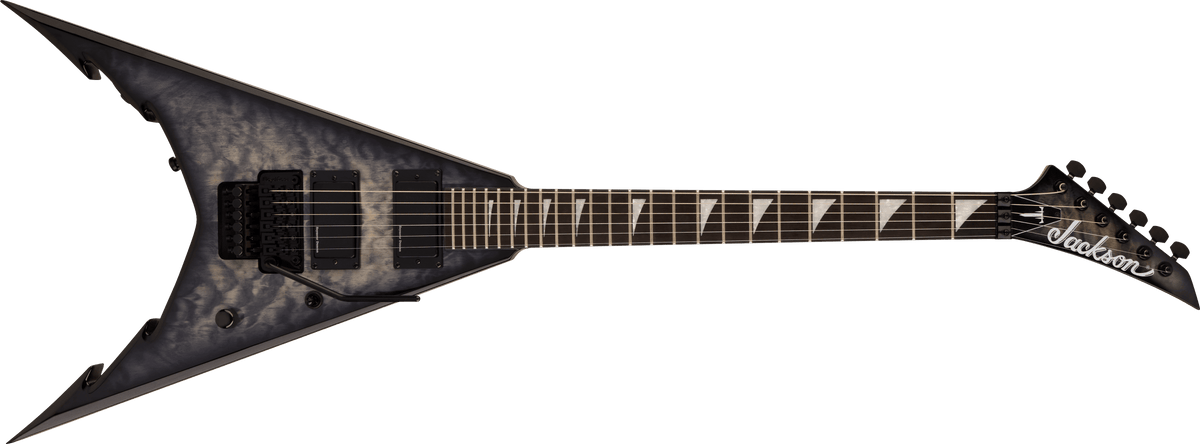 Jackson Pro Series Signature Corey Beaulieu King V™ KV6Q, Ebony Fingerboard, Transparent Black