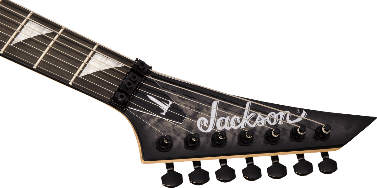 Jackson Pro Series Signature Corey Beaulieu King V™ KV7Q, Ebony Fingerboard, Transparent Black