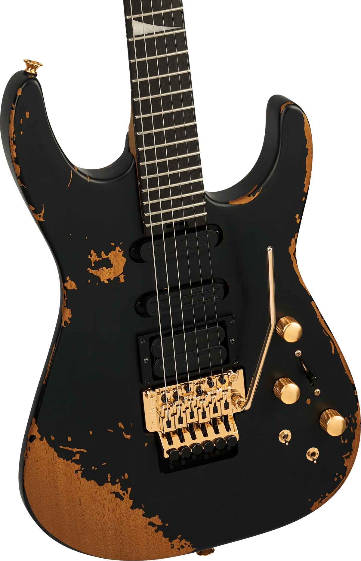 Jackson Pro Series Signature Phil Collen PC1-E, Ebony Fingerboard, Worn Black