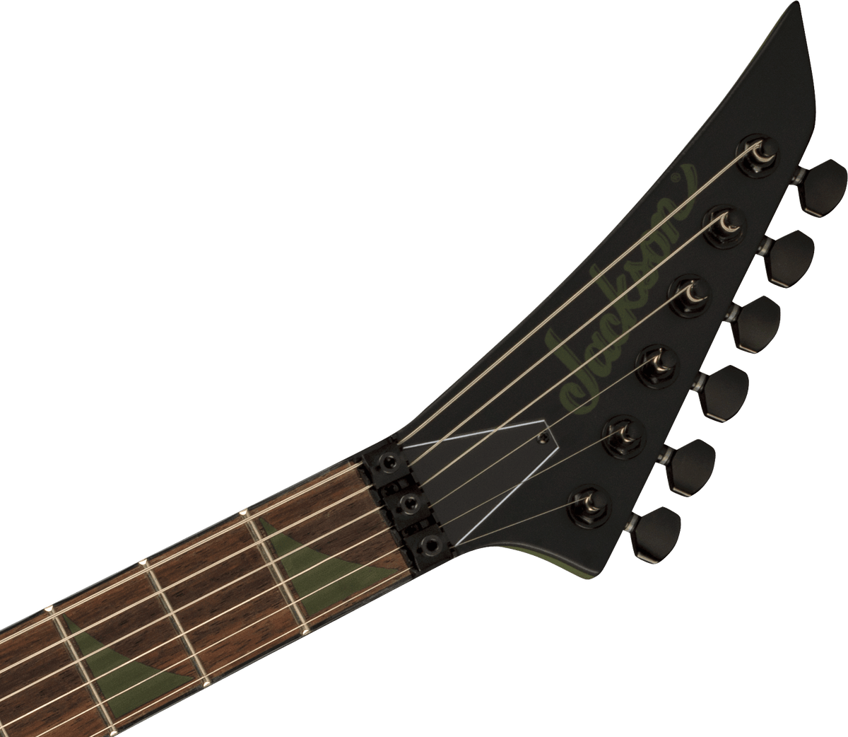 Jackson X Series Rhoads RRX24, Laurel Fingerboard, Matte Army Drab with Black Bevels