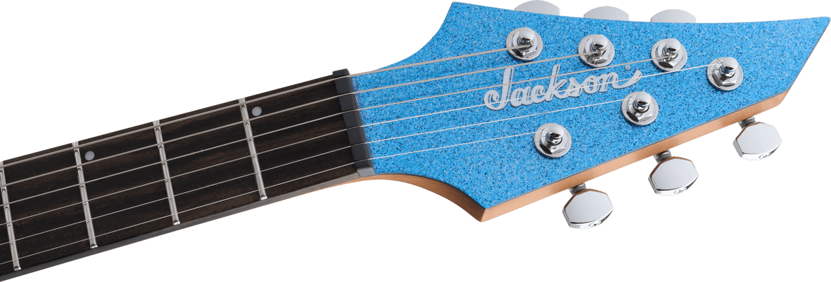 Jackson Pro Series Signature Misha Mansoor Juggernaut HT6, Ebony Fingerboard, Blue Sparkle