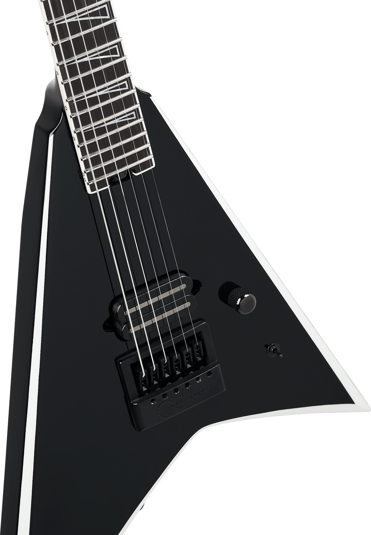 Jackson Pro Plus Series Signature Christian Andreu Rhoads RR24 EVTN, Ebony Fingerboard, Black with White Bevels