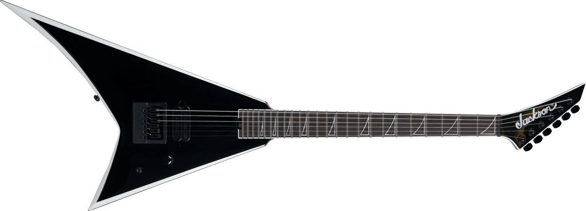 Jackson Pro Plus Series Signature Christian Andreu Rhoads RR24 EVTN, Ebony Fingerboard, Black with White Bevels