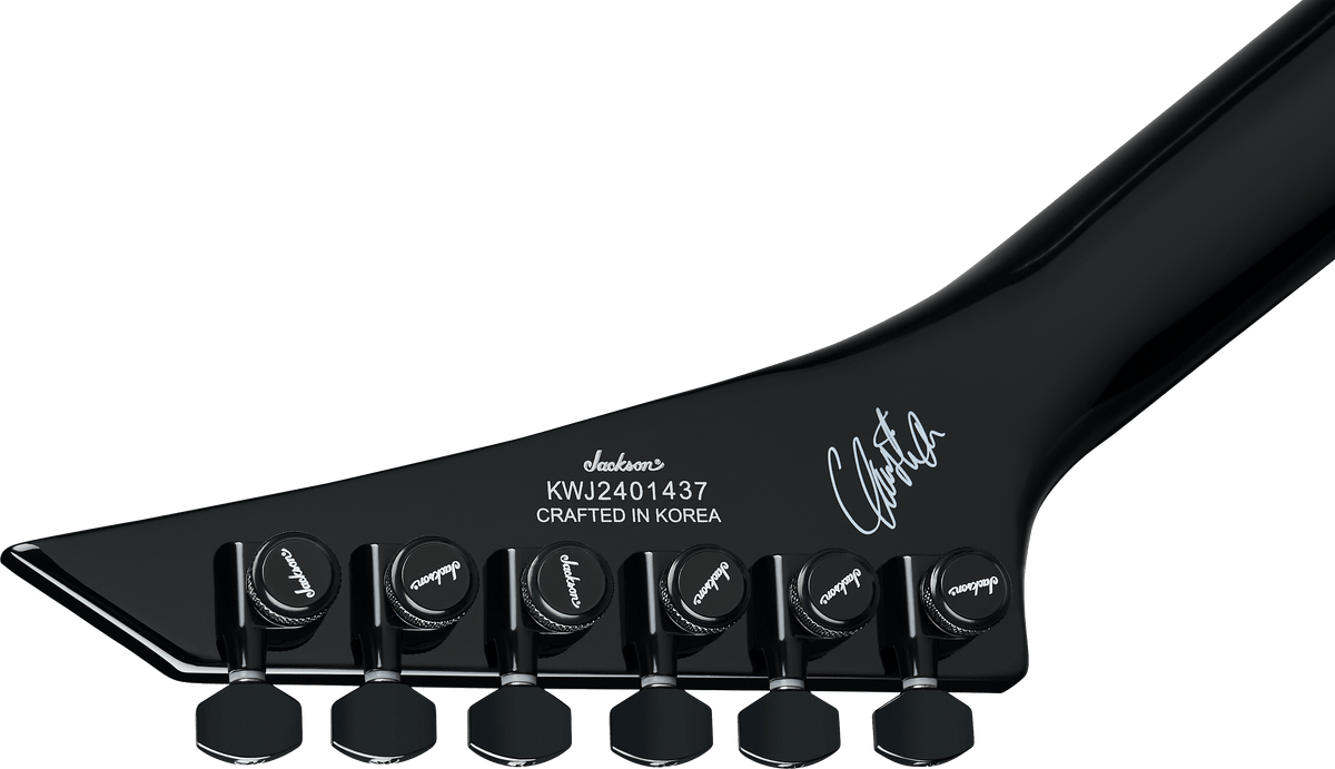 Jackson Pro Plus Series Signature Christian Andreu Rhoads RR24 EVTN, Ebony Fingerboard, Black with White Bevels