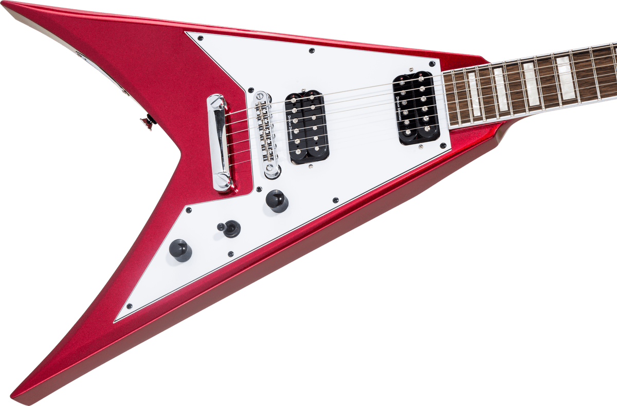 Jackson X Series Signature Scott Ian King V™ KVXT, Laurel Fingerboard, Candy Apple Red