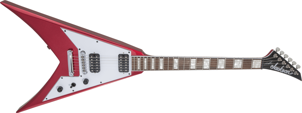 Jackson X Series Signature Scott Ian King V™ KVXT, Laurel Fingerboard, Candy Apple Red