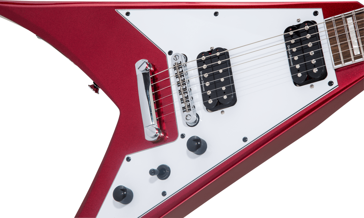 Jackson X Series Signature Scott Ian King V™ KVXT, Laurel Fingerboard, Candy Apple Red