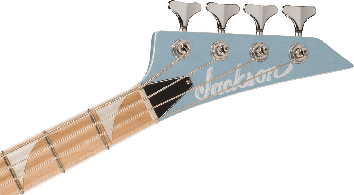 Jackson X Series Concert™ Bass CBXDX IV M, Maple Fingerboard, Ice Blue Metallic