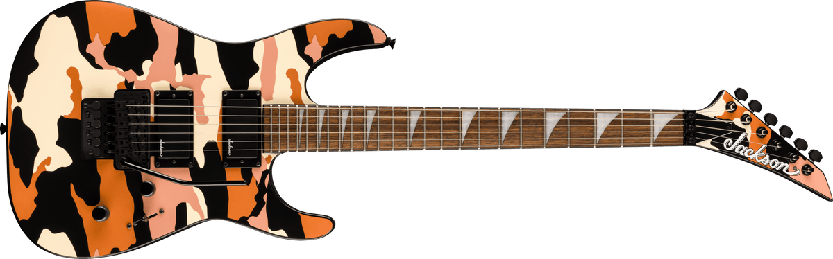 Jackson X Series Soloist™ SLX DX Camo, Laurel Fingerboard, Butterscotch Camo