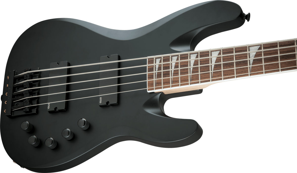 Jackson X Series Signature David Ellefson Concert™ Bass CBX V, Laurel Fingerboard, Satin Black