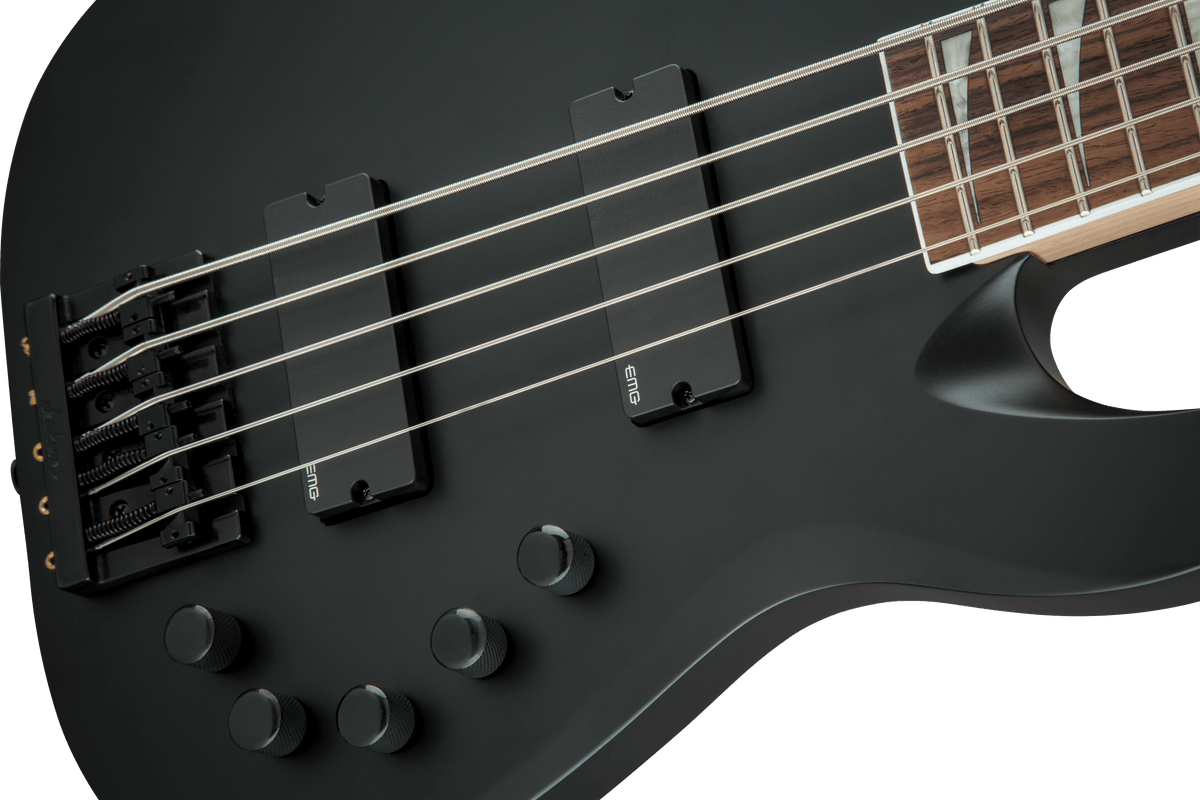 Jackson X Series Signature David Ellefson Concert™ Bass CBX V, Laurel Fingerboard, Satin Black