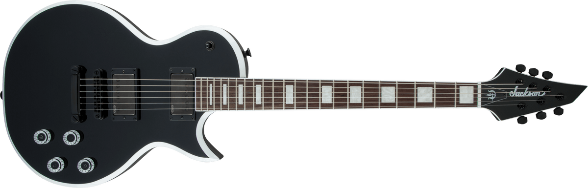 Jackson X Series Signature Marty Friedman MF-1, Laurel Fingerboard, Gloss Black with White Bevels