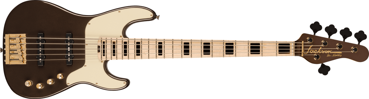 Jackson Adam Blackstone "Gladys" Jackson Pro Series Signature Concert™ Bass, Maple Fingerboard, Black Stone