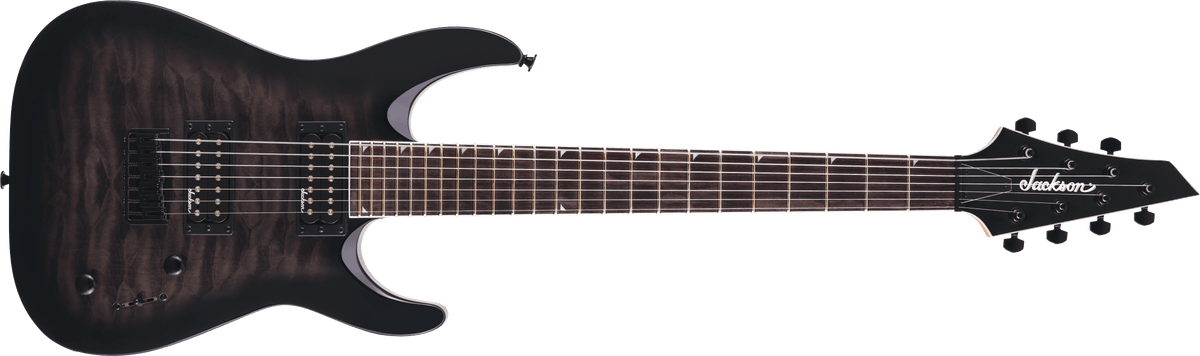 Jackson - JS Series Dinky™ Arch Top JS22Q-7 DKA HT- Amaranth Fingerboard- Transparent Black Burst
