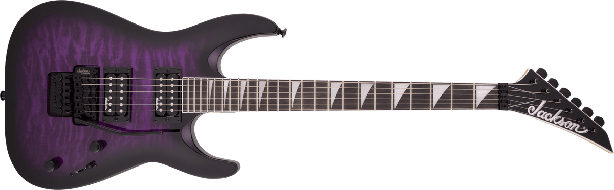 Jackson JS Series Dinky® Arch Top JS32Q DKA, Amaranth Fingerboard, Transparent Purple Burst