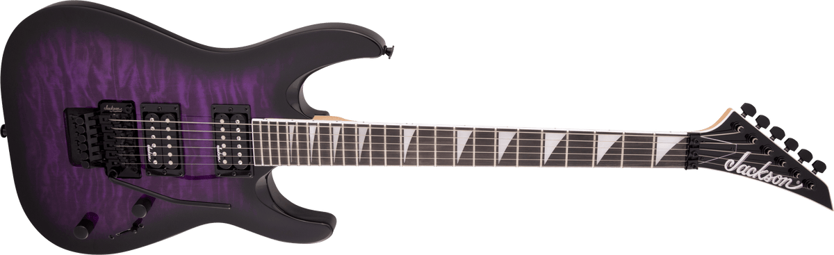 Jackson JS Series Dinky® Arch Top JS32Q DKA, Amaranth Fingerboard, Transparent Purple Burst