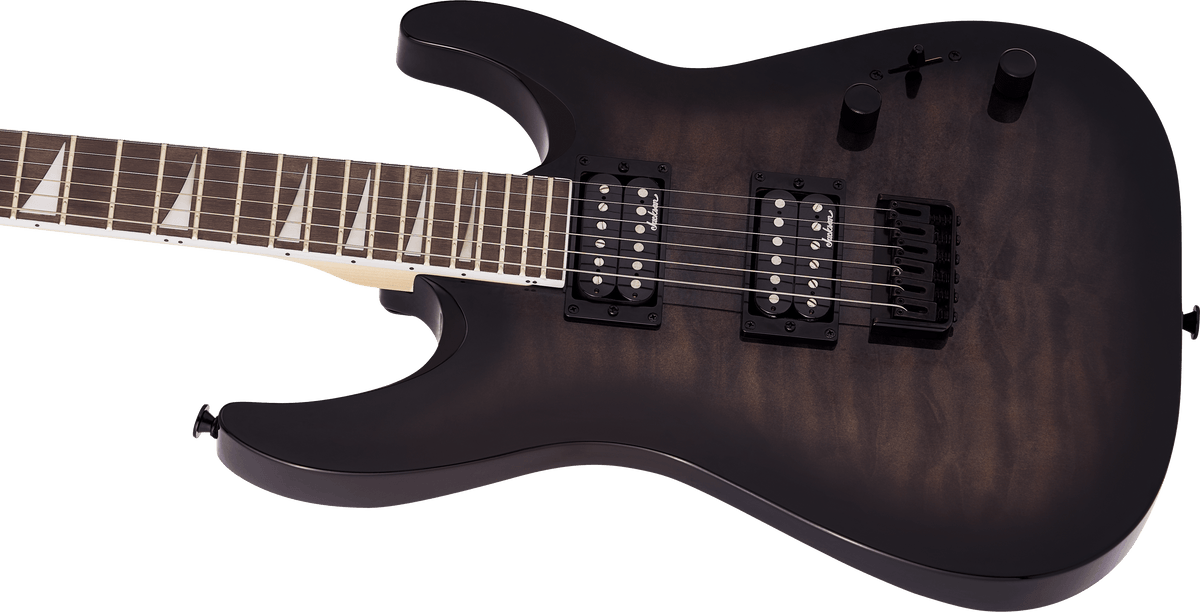 Jackson - JS Series Dinky® Arch Top JS32Q DKA HT- Amaranth Fingerboard- Transparent Black Burst
