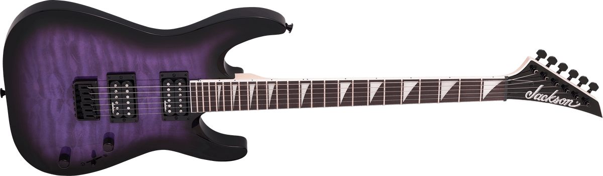 Jackson JS Series Dinky® Arch Top JS32Q DKA HT, Amaranth Fingerboard, Transparent Purple Burst