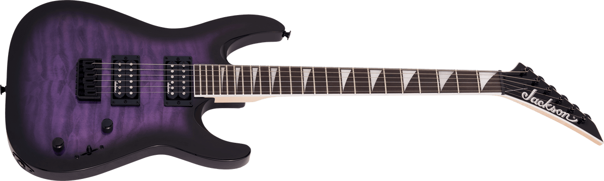 Jackson JS Series Dinky® Arch Top JS32Q DKA HT, Amaranth Fingerboard, Transparent Purple Burst