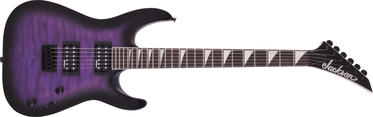 Jackson JS Series Dinky® Arch Top JS32Q DKA HT, Amaranth Fingerboard, Transparent Purple Burst