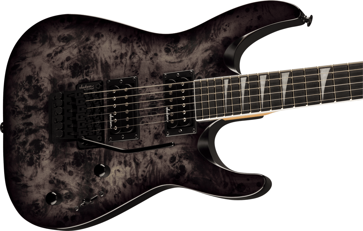 Jackson JS Series Dinky® JS32 DKAP, Amaranth Fingerboard, Transparent Black