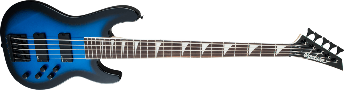 Jackson - JS Series Concert™ Bass JS3V, Amaranth Fingerboard, Metallic Blue Burst