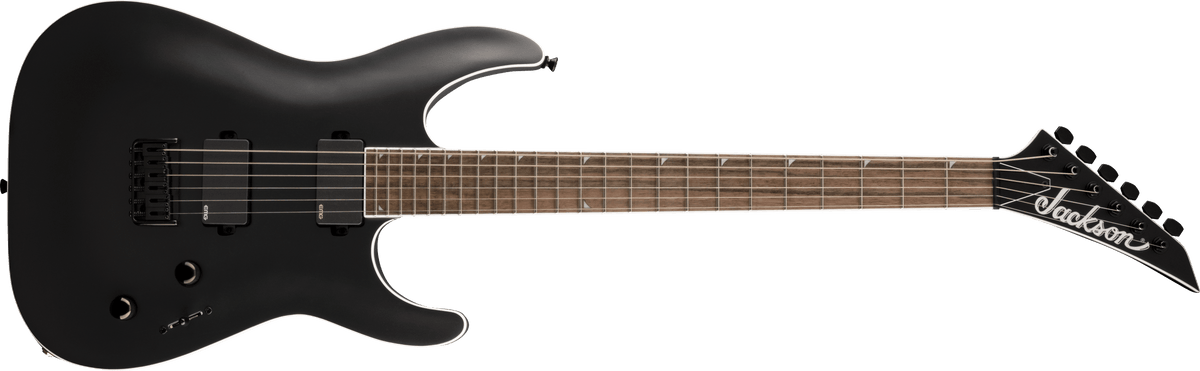 Jackson X Series Soloist™ SLA6 DX Baritone, Laurel Fingerboard, Satin Black