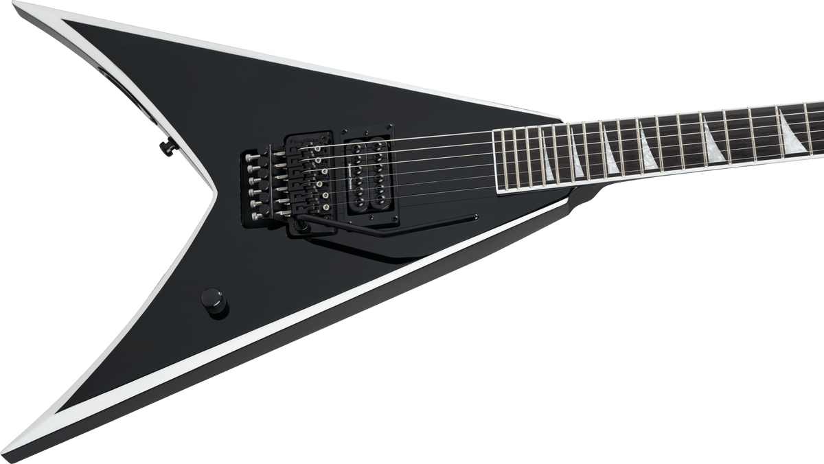 Jackson Pro Series Signature Wes Borland King V™ KV - Black With White Bevels