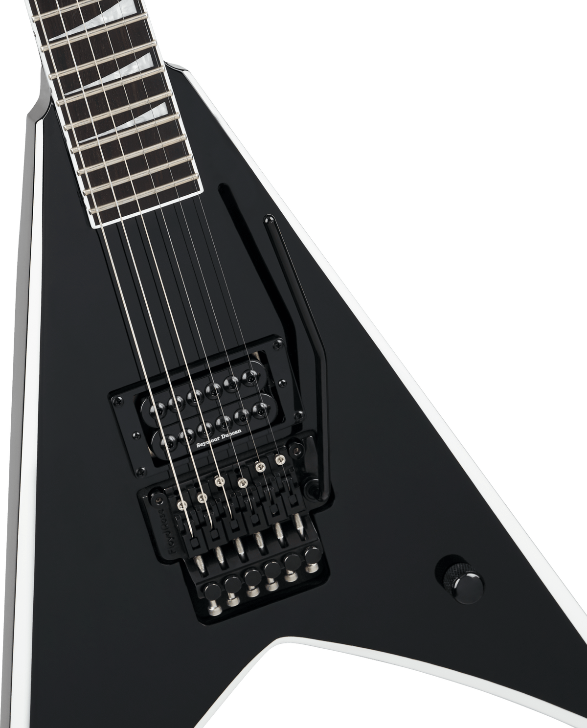 Jackson Pro Series Signature Wes Borland King V™ KV - Black With White Bevels