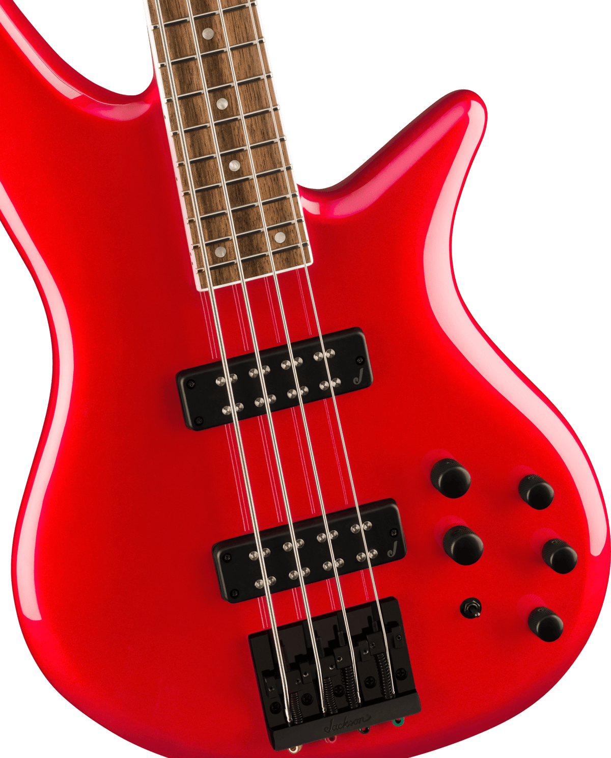 Jackson X Series Spectra Bass SBX IV, Laurel Fingerboard, Candy Apple Red