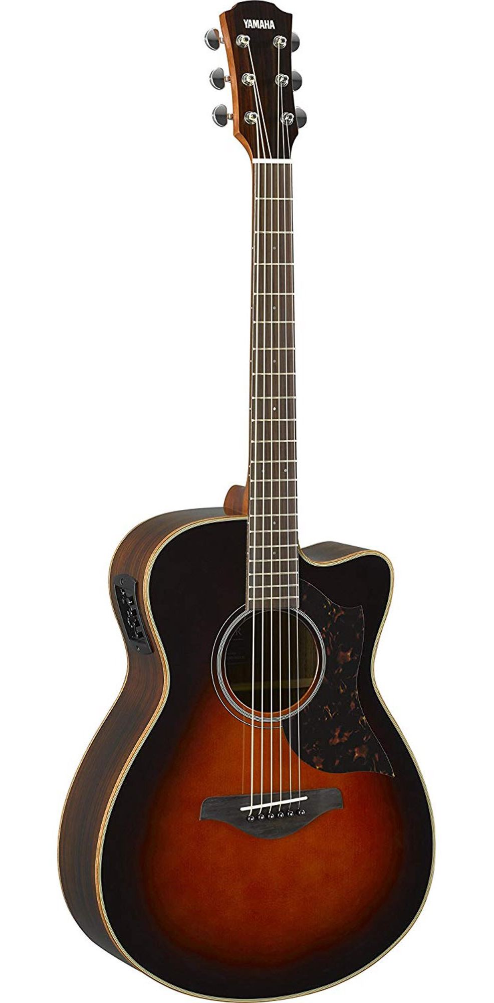 Yamaha AC3R TBS A-Series Concert Cutaway 6-String RH Acoustic Electric Guitar-Tobacco Brown Sunburst