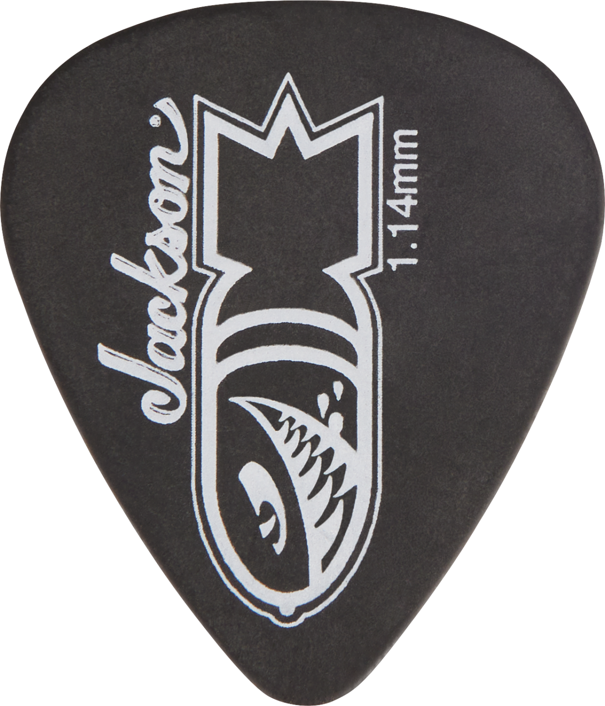 Jackson® 351 Bomb Picks, Black, Extra Heavy 1.14mm