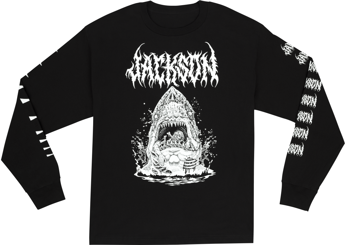 Jackson Sharkrot L/S T-Shirt, Black, M
