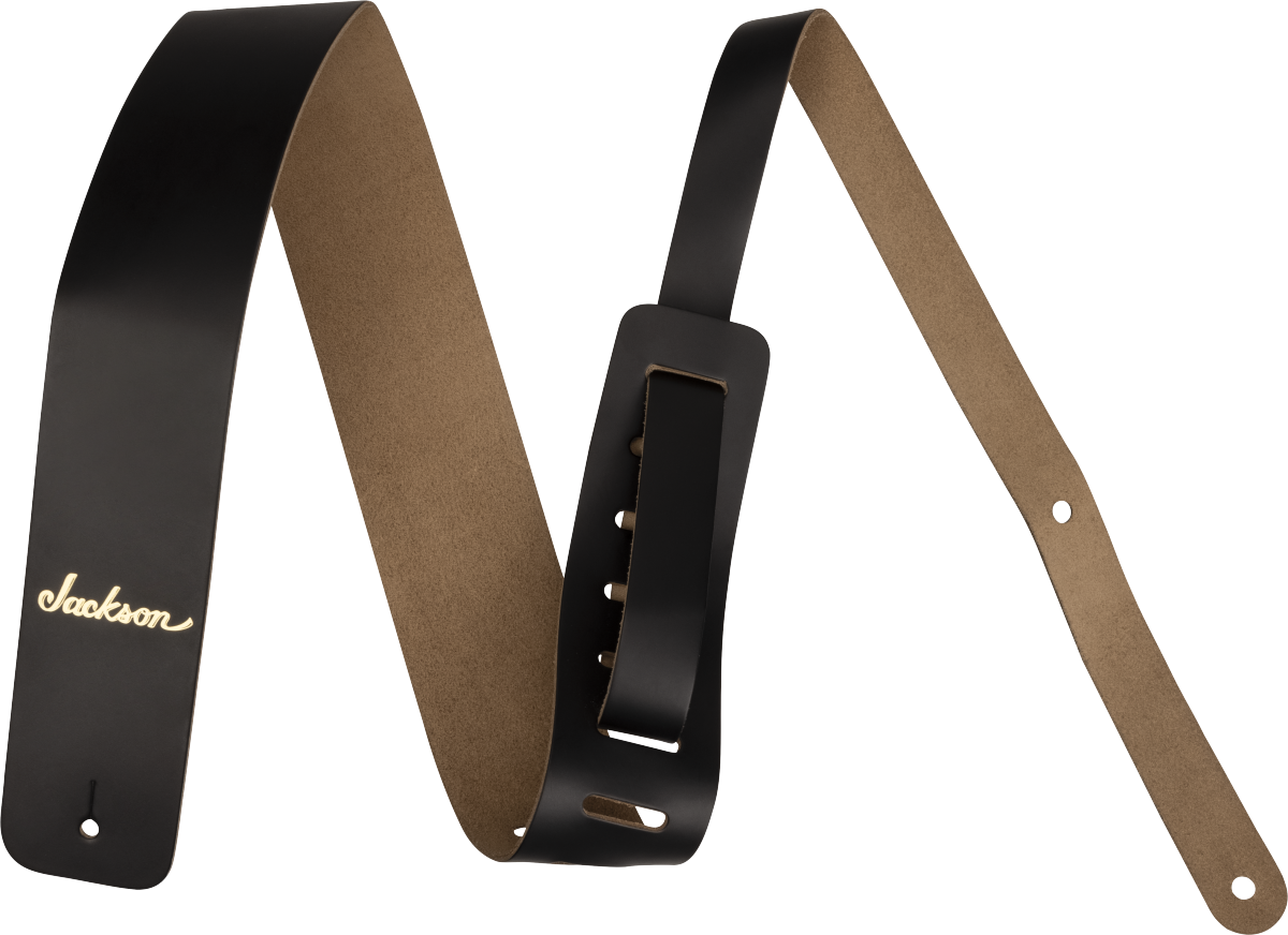 Jackson® Leather Guitar Strap, Black
