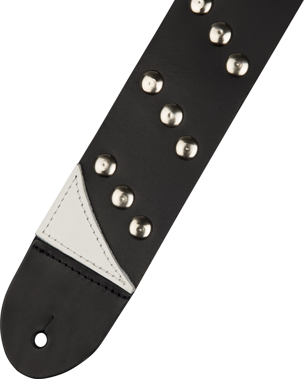 Jackson® Diagonal Stud Leather Strap, Black, 2.5"